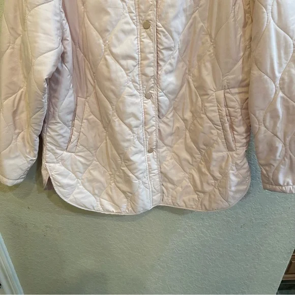 PrettyGarden Chic XL Baby Pink Puffer Quilted Winter Coat - Picture 4 of 7